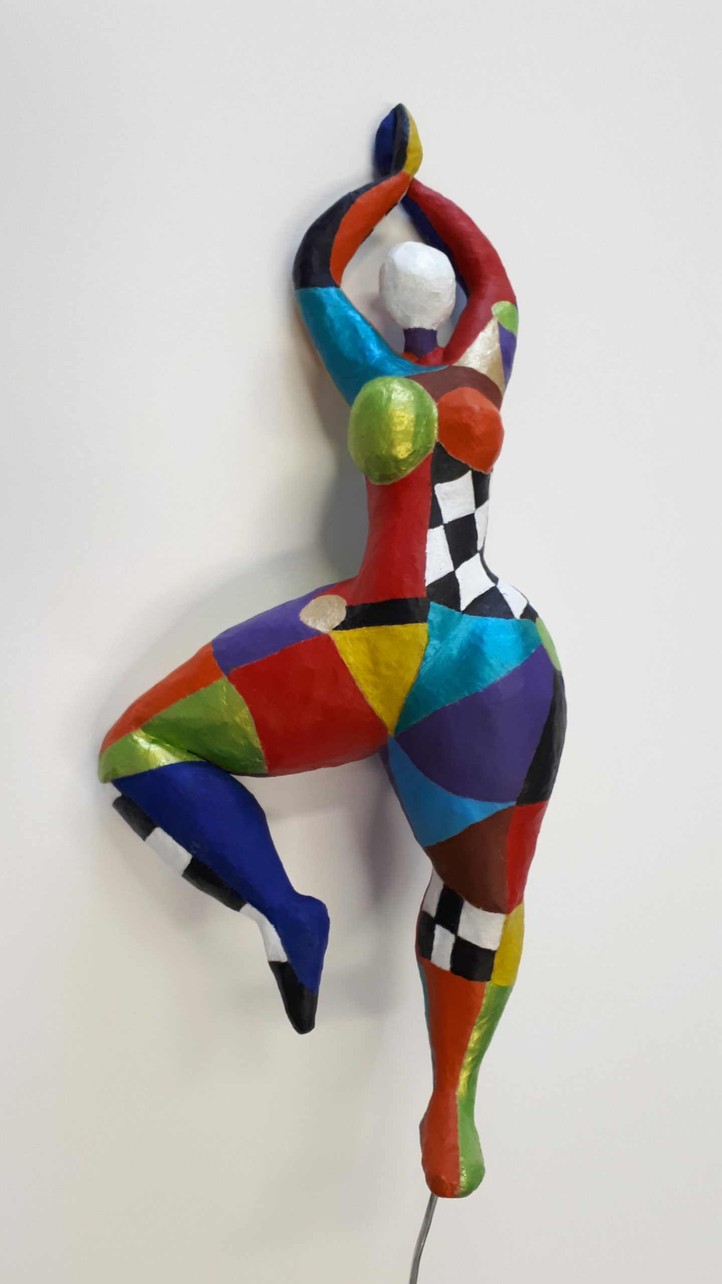 Sculpture fil de fer & Papier mâché Les Bateliers