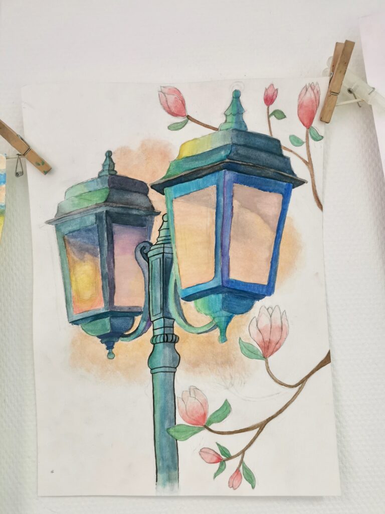 Peintures variées, dessins, portraits