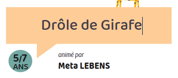 Drôle de Girafe