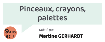 Pinceaux, crayons, palettes