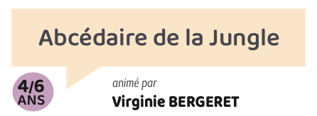Abécédaire de la jungle