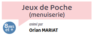 Jeux de poche (menuiserie)
