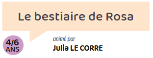 Le bestiaire de Rosa