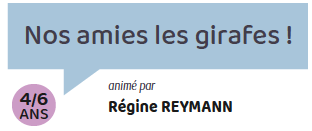 Nos amies les girafes !